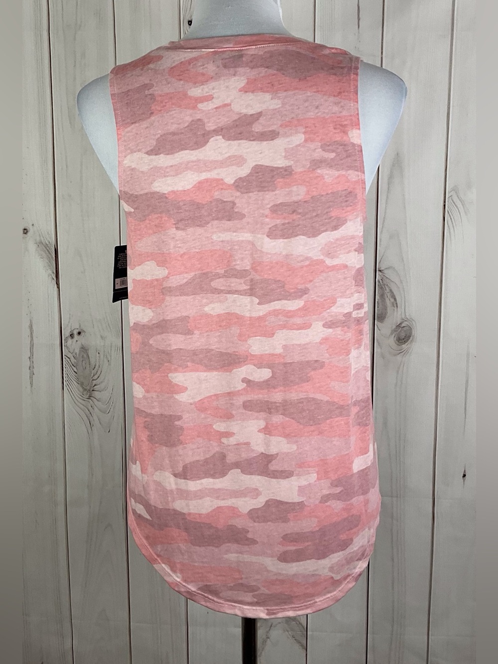 Lucky Brand Women's Pink Camo Camouflage Lightweight Sleeveless Tank Top S NWT - Picture 5 of 12